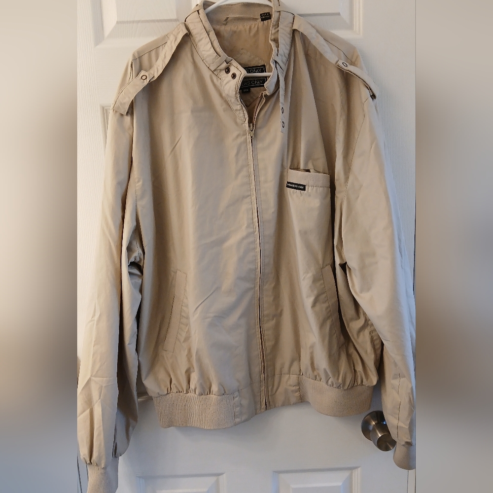 Vintage Members Only Jacket – Iconic 80s Style, Size XXT, Made in Hong Kong